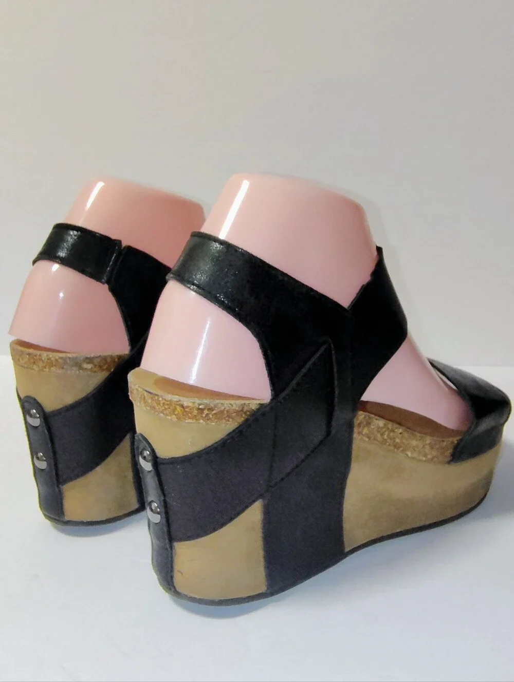 Pierre Dumas Women's Hester-1 Platform Wedge Slingback Comfort Slip-On Sandals 8